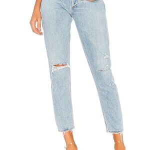 Agolde Jamie High Rise Classic Jeans in Shakedown